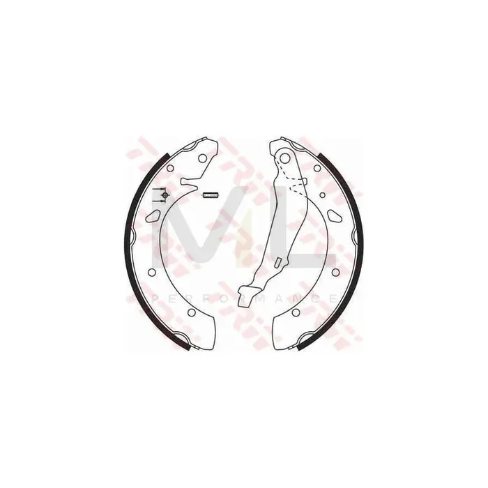 TRW GS8640 Brake Shoe Set for HONDA ACCORD