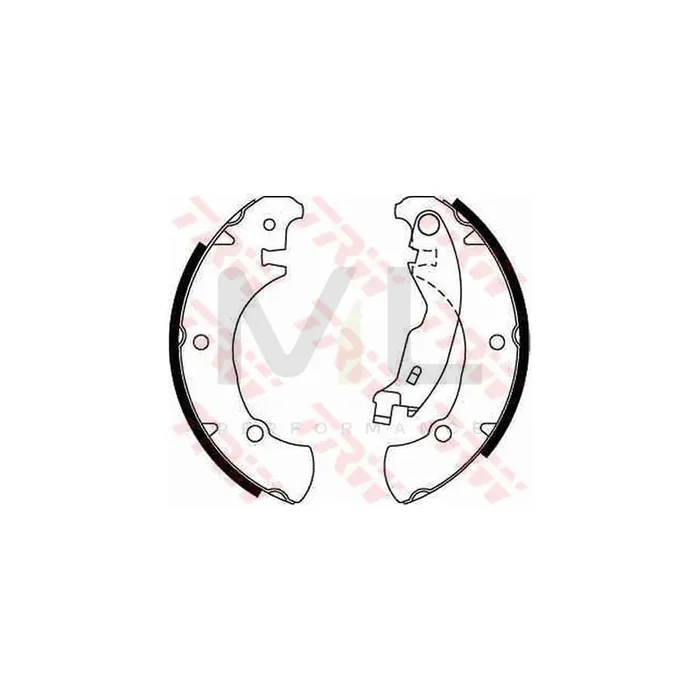 TRW GS8654 Brake Shoe Set