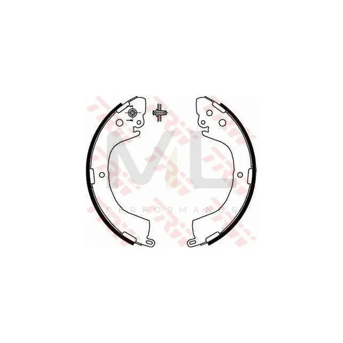 TRW GS8667 Brake Shoe Set