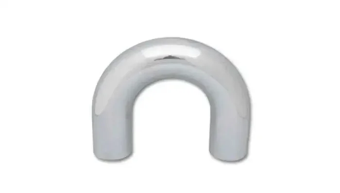 Vibrant 2.75in O.D. Universal Aluminum Tubing (180 degree Bend) – Polished