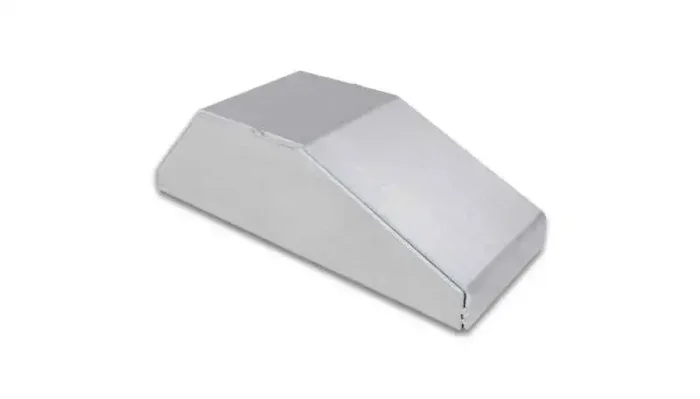 Vibrant I/C End Tank 4.5in Wide 11.8in Long 3.5in Tall Use w/ Horizontal I/C Core 12834 – 5052 Alum