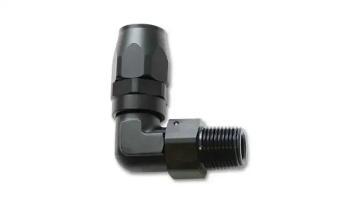 Vibrant Male NPT 90 Degree Hose End Fitting -10AN – 1/2 NPT