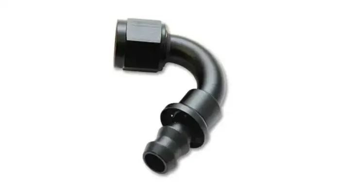 Vibrant Push-On 120 Degree Hose End Elbow Fitting – -12AN