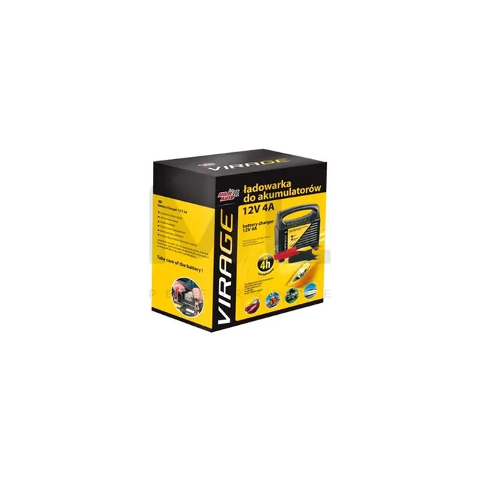 VIRAGE 93-014 Battery Charger portable, 4A, 12V