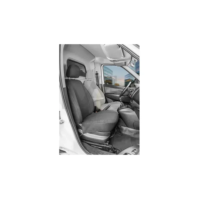 WALSER 10547 Car seat cover for OPEL COMBO Grey, Polyester, Front