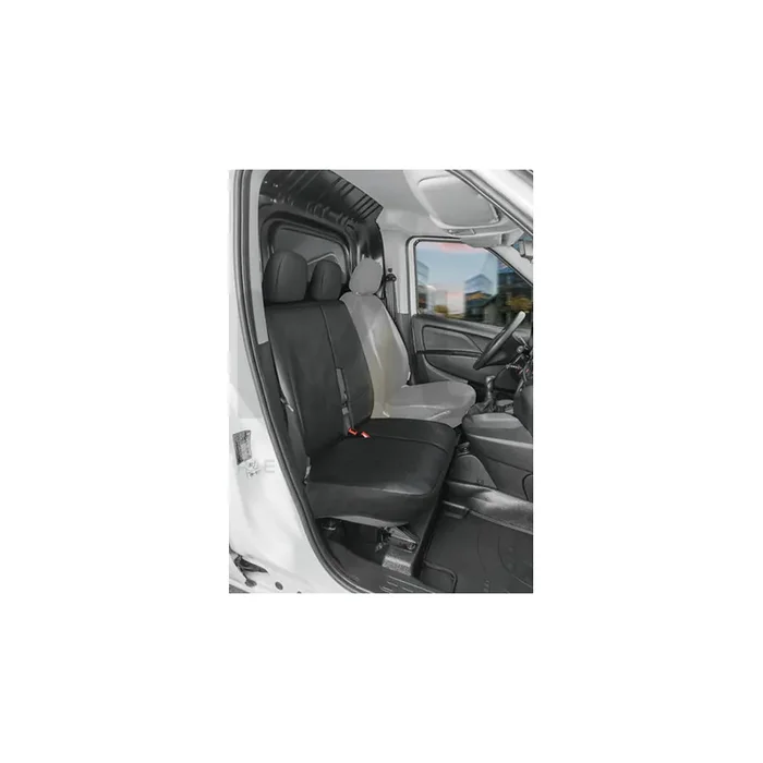 WALSER 11542 Car seat cover for FORD TRANSIT CONNECT Black, Leatherette, Polyester, Front