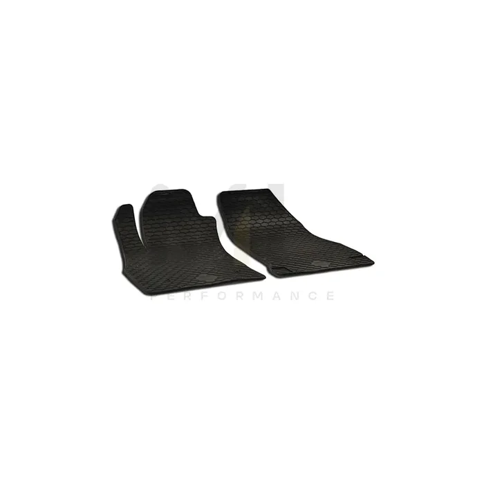 WALSER Tailored 50758 Floor mat set Elastomer, Front, Quantity 2, Black