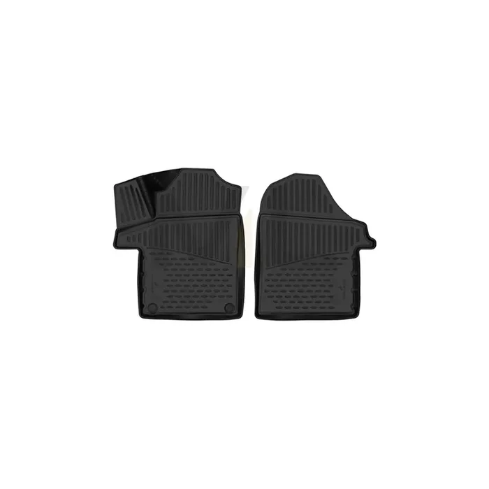 WALSER Tailored, XTR 75211 Floor mat set Elastomer, Front, Black