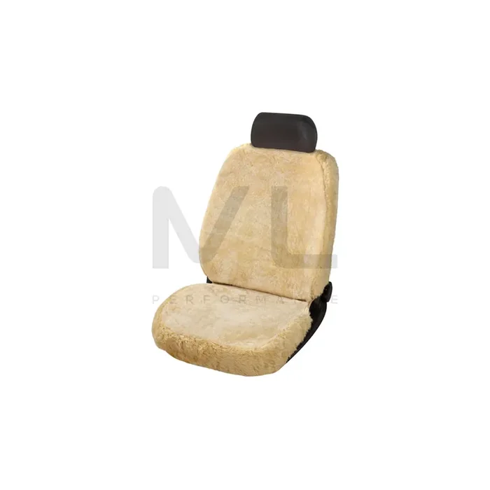 WALSER Trish 20037 Car seat cover Beige, Sheepskin, Front