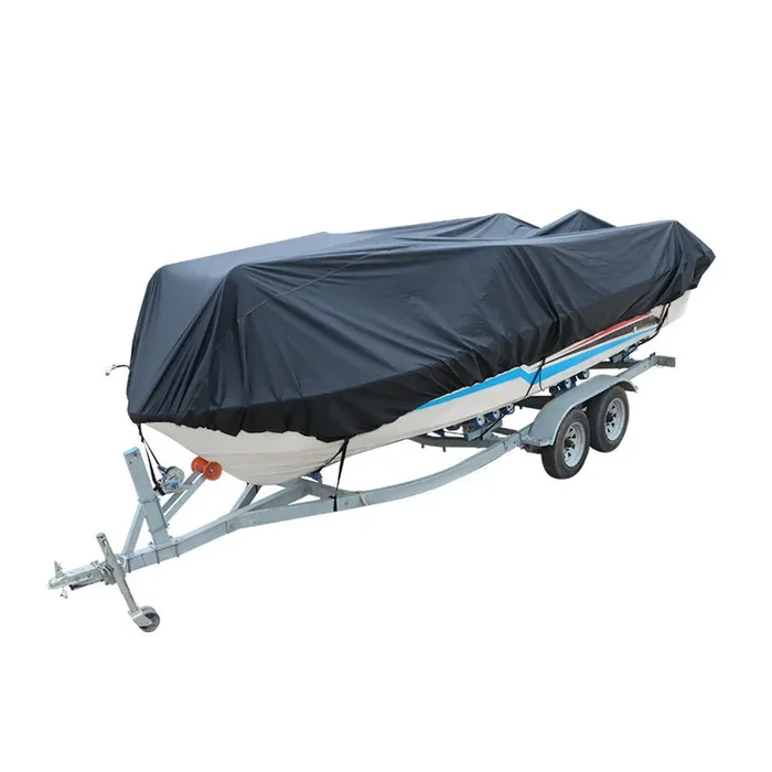 Waterproof Boat Cover Trailerable Fishing Tri-Hull V-Hull Runabouts 17-19ft