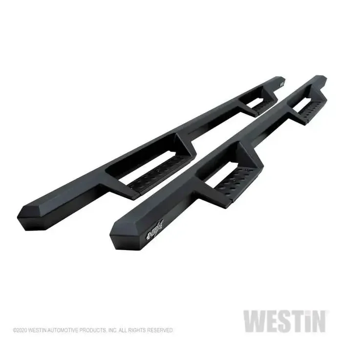 Westin 04-13 Chevy Silverado 1500 Crew Cab 2004-2013 HDX Drop Nerf Step Bars – Textured Black