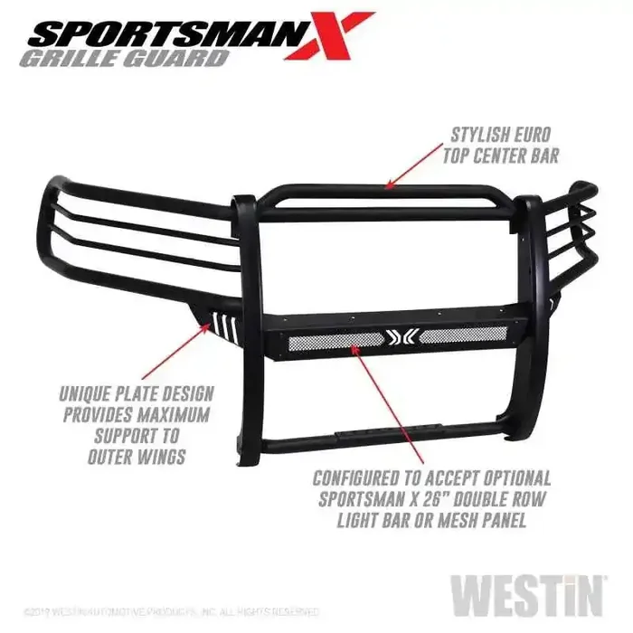 Westin 14-21 Toyota 4Runner (Excl. Limited) Sportsman X Grille Guard – Textured Black