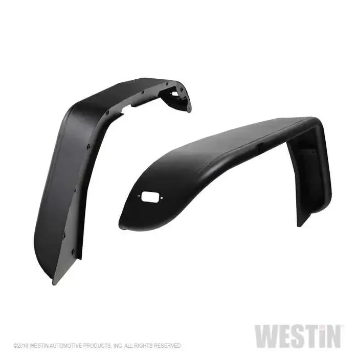 Westin 18-20 Jeep Wrangler JL / 20 Gladiator Tube Fenders – Front – Textured Black