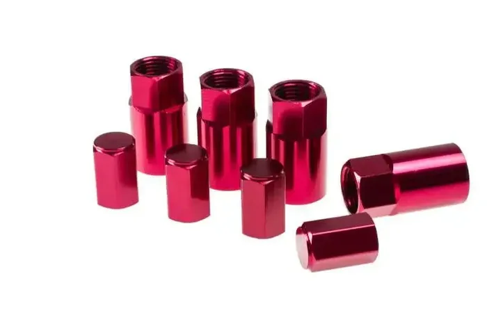 Wheel Mate Aluminum TPMS Valve Stem Cover – Red Anodize