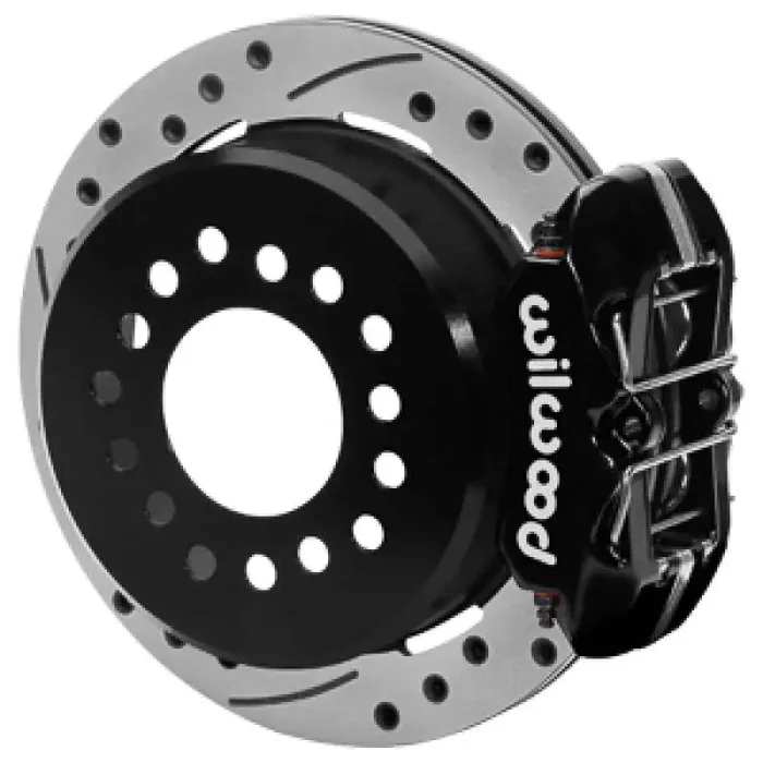 Wilwood Chevy Monte Carlo Forged 4 Piston DynaPro Black Caliper HP32 VV D&S Rotor – 11.00×0.81