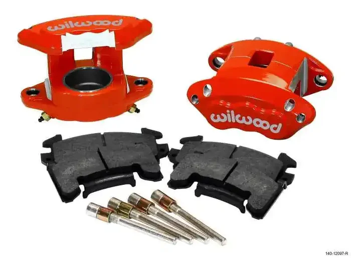 Wilwood D154 Front Caliper Kit – Red 2.50in Piston 1.04in Rotor