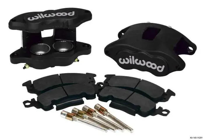 Wilwood D52 Front Caliper Kit – Black Ano 2.00 / 2.00in Piston 1.04in Rotor