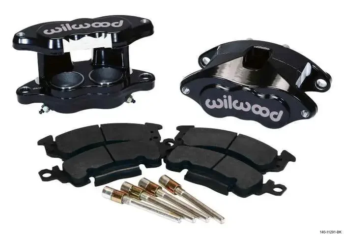 Wilwood D52 Front Caliper Kit – Black Pwdr 2.00 / 2.00in Piston 1.04in Rotor
