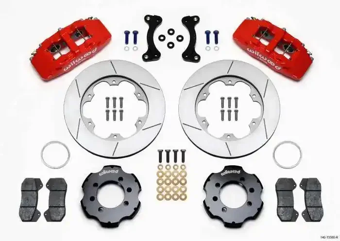 Wilwood Dynapro 6 Front Hat Kit 11.00in GT Rotor Red 95-05 Miata