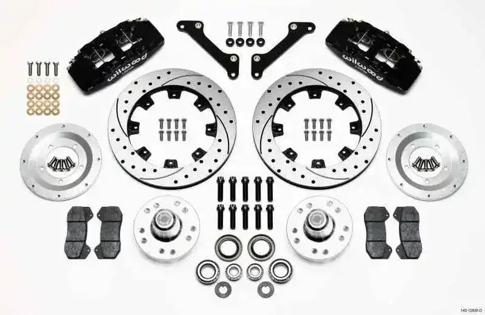 Wilwood Dynapro 6 Front Hub Kit 12.19in Drilled 79-81 Camaro