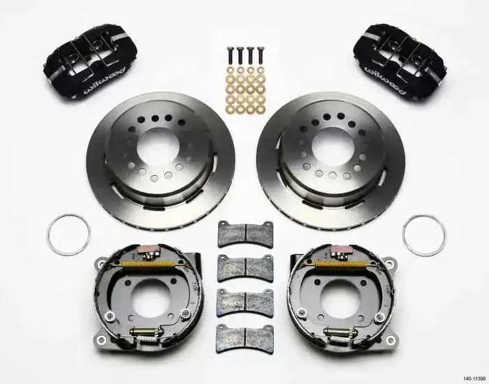 Wilwood Dynapro Low-Profile 11.00in P-Brake Kit Chevy 12 Bolt 2.75in Off w/ C-Clips