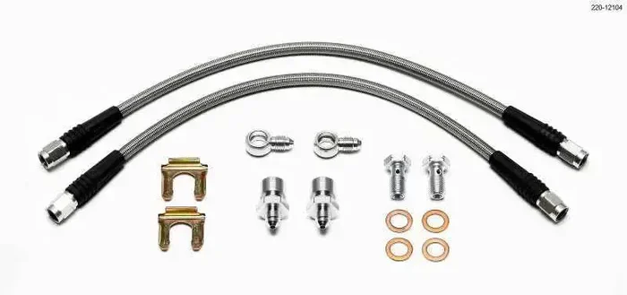 Wilwood Flexline Kit D52 Caliper 14in w/ Banjo 10mm -3/8-24 Chassis