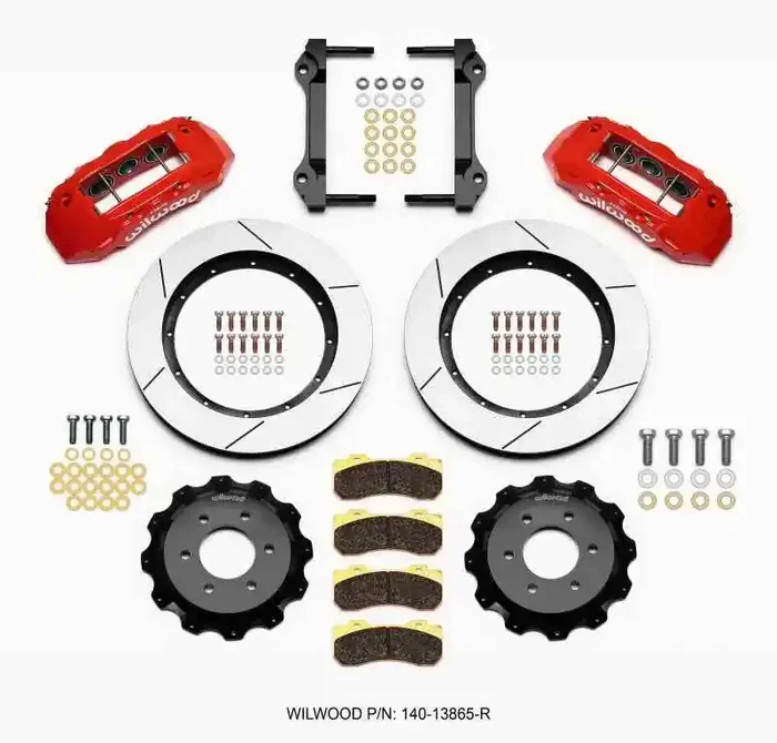 Wilwood TX6R Front Kit 15.50in Red 2010-Up Ford F150 (6 lug)