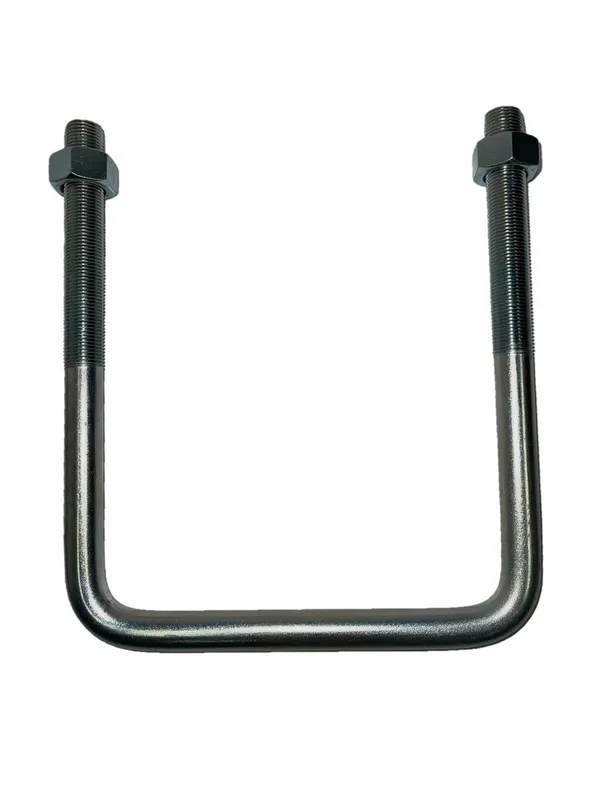 Zinc Plated Square U-Bolt 5/8″ Thick x 7″ ID x 5″ Long w/ Zinc Plated Nuts